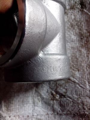 A182 F44 254SMO UNS S31254 1.4547 ffug soced Threaded ategyn