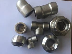 Di-staen 310S 310H 310 creu soced weldio SW wedi'i Threaded ffitiadau pibell gosod