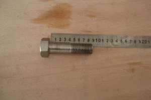Maint  3 / 8-3 Fodfedd N {{2}} W.Nr. 2. 4660  Alloy 2 0 Sgriw Bollt Hex Trwm Yn unol ag ASME B 18. 2. 1  Safon